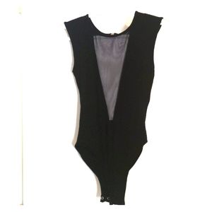 Mesh detail bodysuit